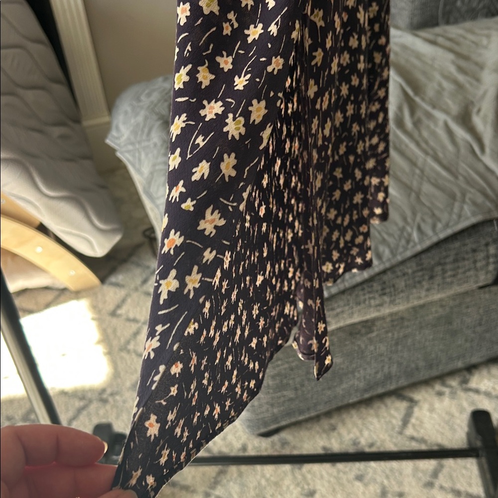 Floral Print Slip Skirt - Picture 4 of 5